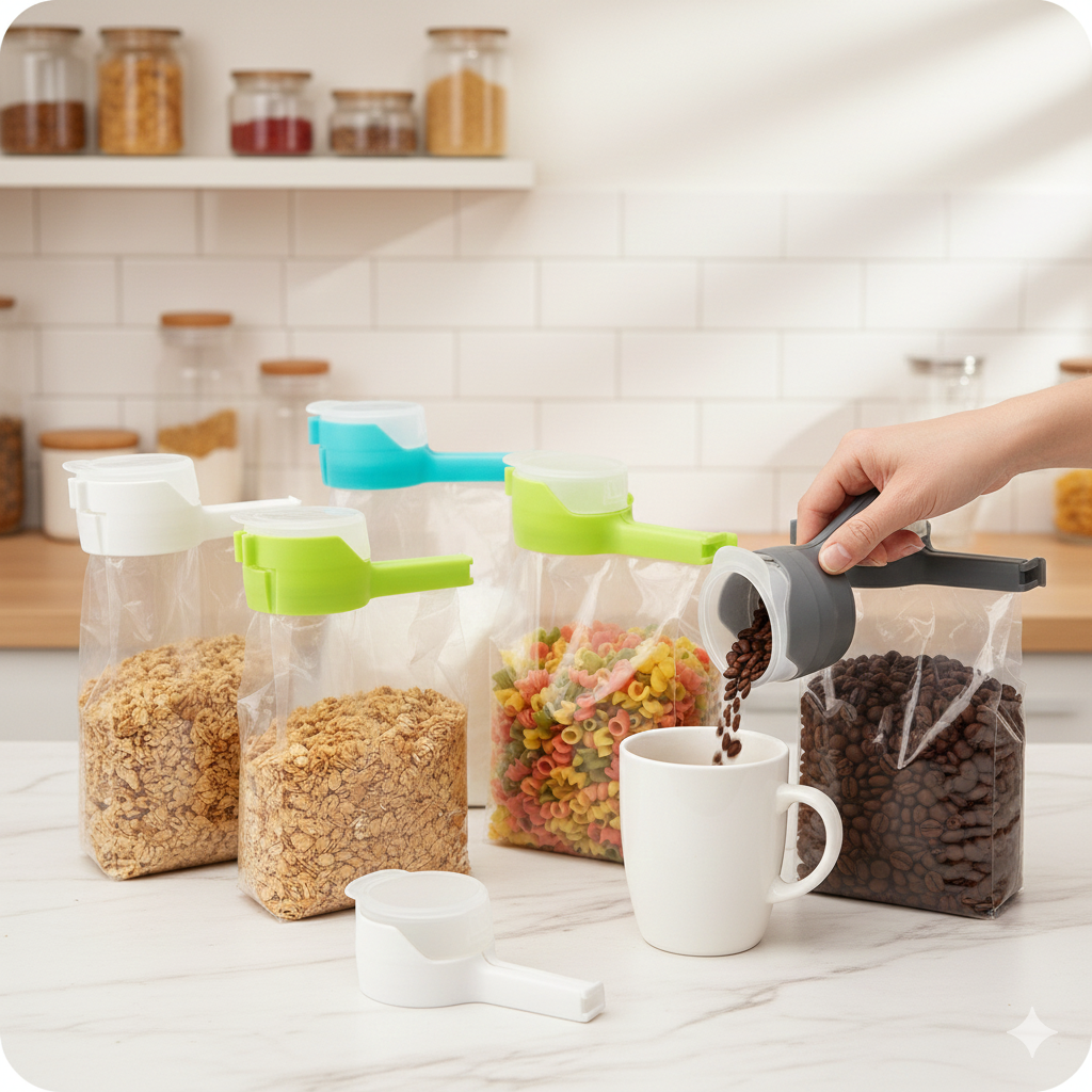 FreshLock™ Ausgieß & Beutelverschluss